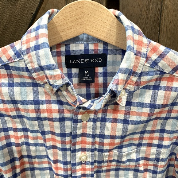 Boys Lands End Button Down - Picture 2 of 2